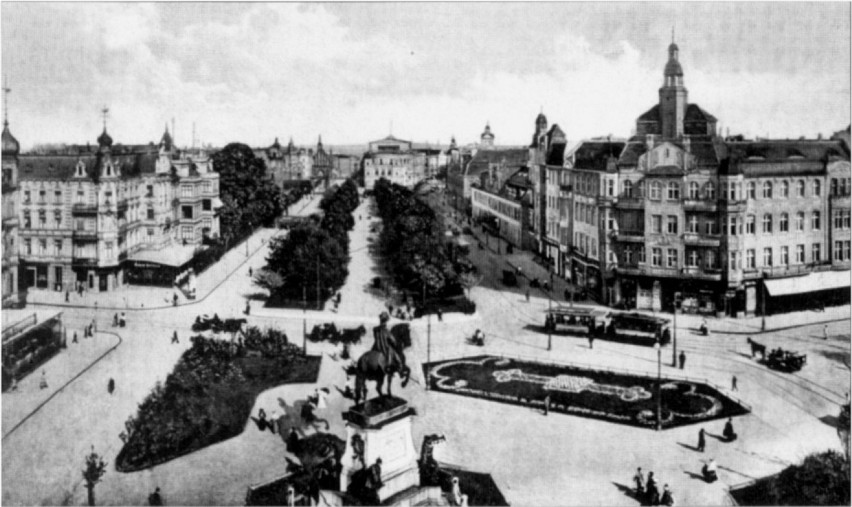 Plac Żołnierza Polskiego (Königsplatz) w kierunku dawnego...