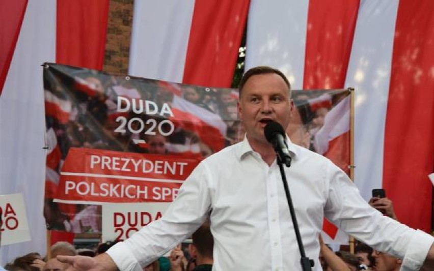 Andrzej Duda 
Powiat zduńskowolski 	- 19 944, 57,94%
Zduńska...