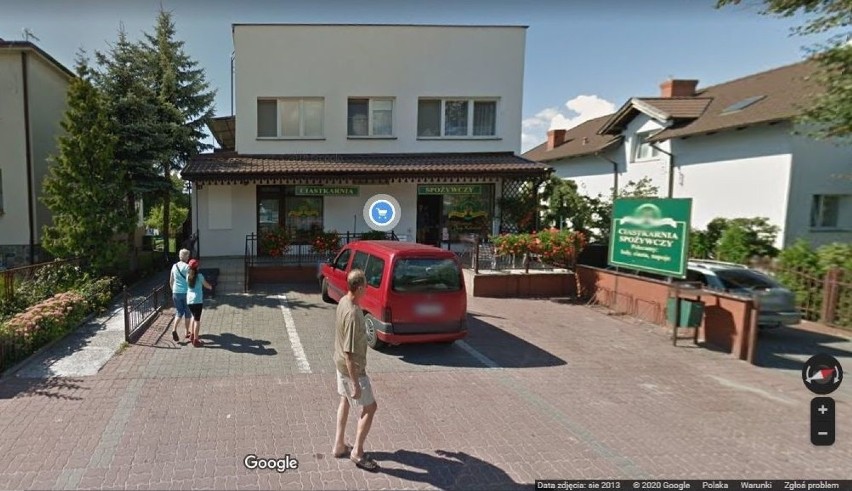 Przyłapani na Google Street View na trasie z Charzyków do Swornegaci