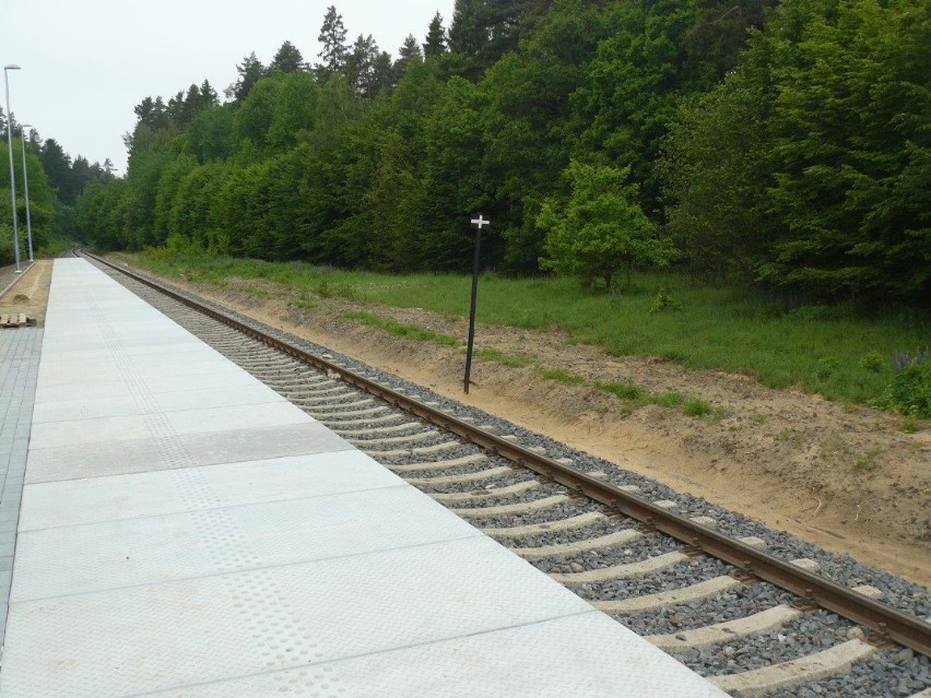 Trasa linią kolejową 201 na odcinku Gdynia – Kościerzyna...