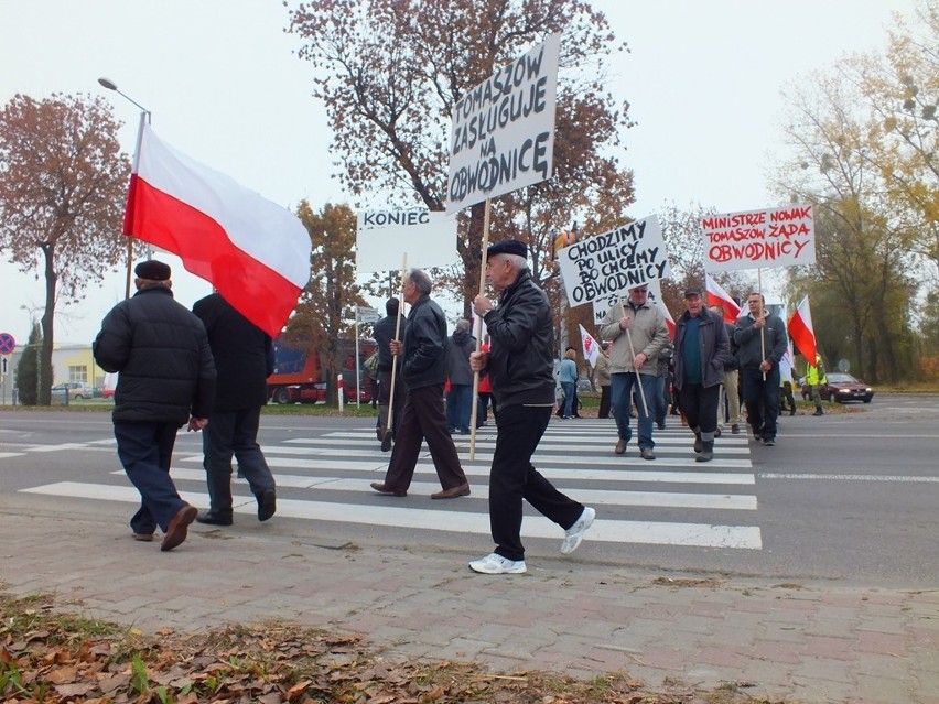 Protest w Tomaszowie Lubelskim: blokowali krajową 17-stkę w...