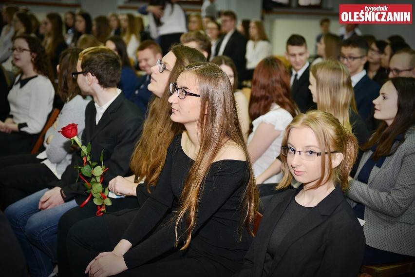 Pożegnanie maturzystów w I LO w Oleśnicy