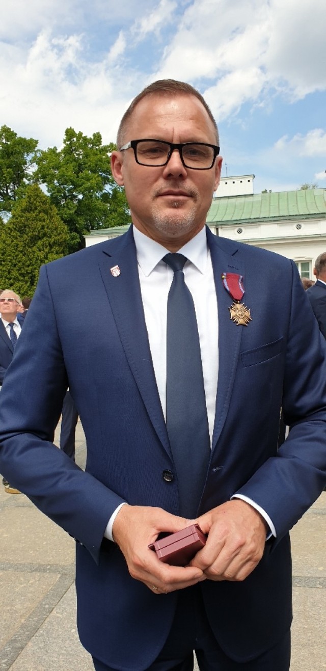 Prezydent Sieradza odznaczony Brązowym Krzyżem Zasługi