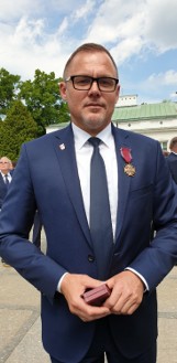Prezydent Sieradza odznaczony Brązowym Krzyżem Zasługi (ZDJĘCIA)