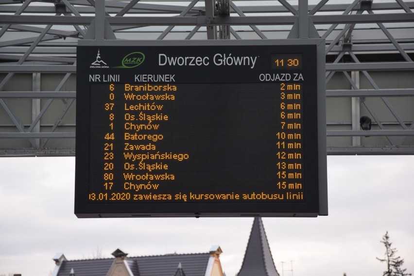 Od wtorku, 17 marca br., autobusy MZK w Zielonej Górze będą...