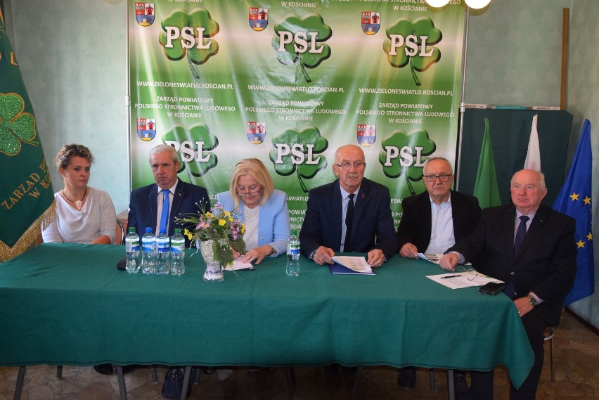 Wyborcza konferencja prasowa PSL w Kościanie