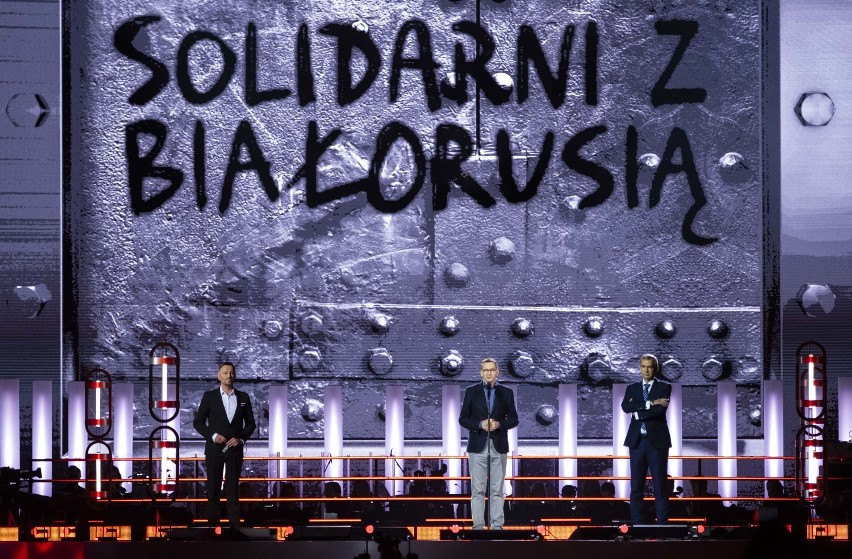 Solidarni z Białorusią. Niesamowity koncert na PGE Narodowym przyciągnął tłumy