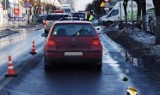 Wypadek w Janowie Lubelskim: 20-latka jadąc volkswagenem potrąciła pieszą