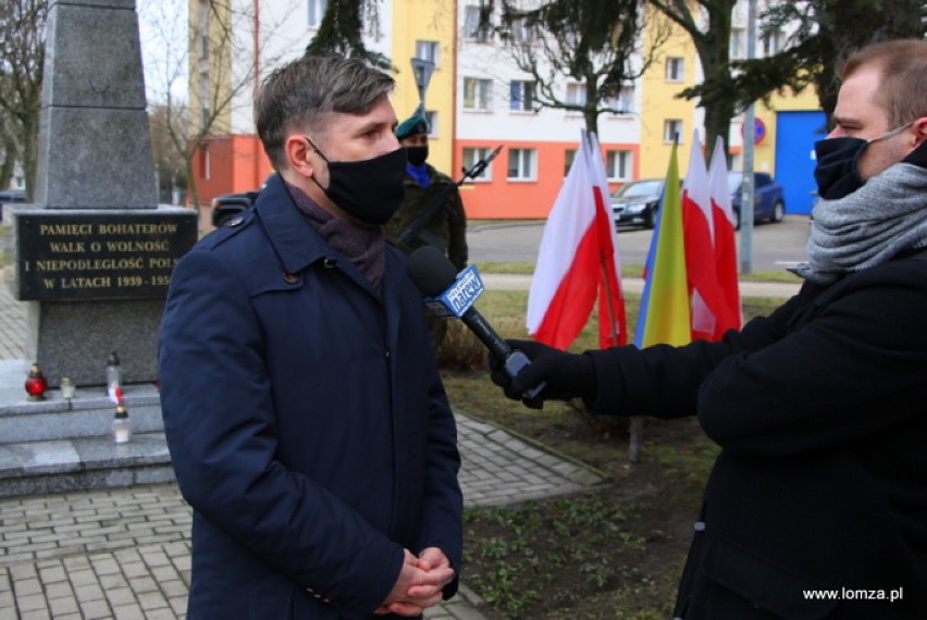 Narodowy Dzień Pamięci Żołnierzy Wyklętych. Łomża upamiętniła bohaterów [zdjęcia]