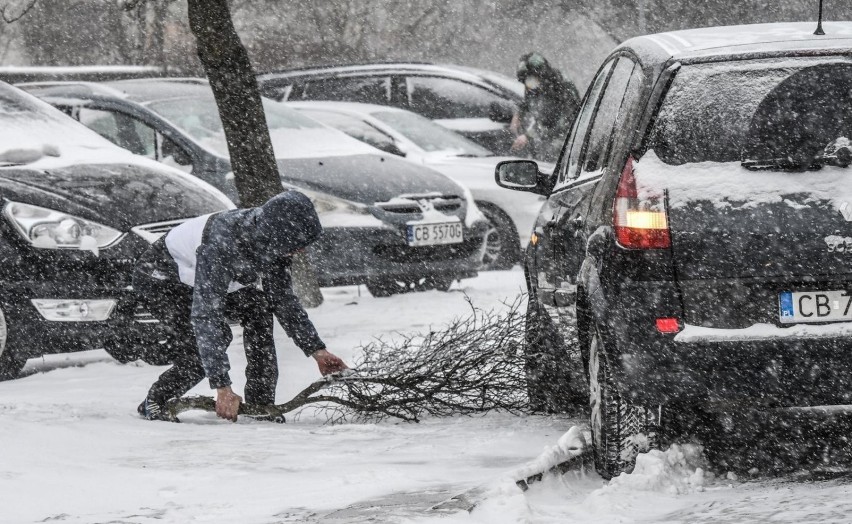 W środę będzie zdecydowanie spokojniej. Jeśli spadnie śnieg,...