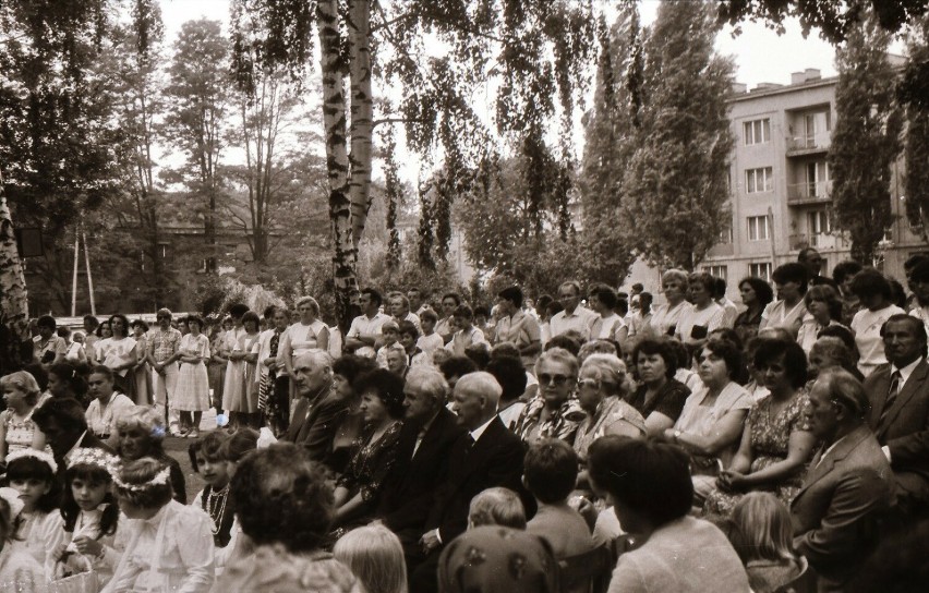 Sieradzkie osiedle "Dziewiarz" w 1962 i 1985 roku