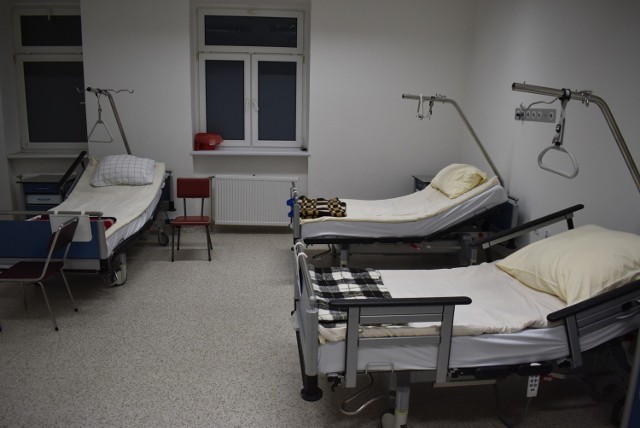 Tak wyglądał oddział covidowy w Krośnie Odrzańskim. Ten już oficjalnie nie funkcjonuje w tej placówce. Pacjenci zostali przeniesieni.
