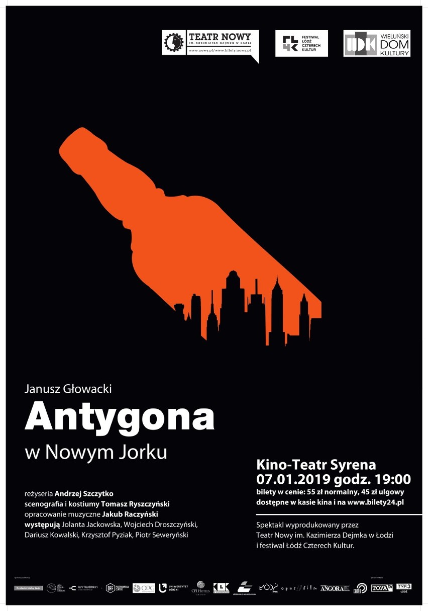 Dramat „Antygona w Nowym Jorku” na scenie wieluńskiej Syreny. Bilety w sprzedaży