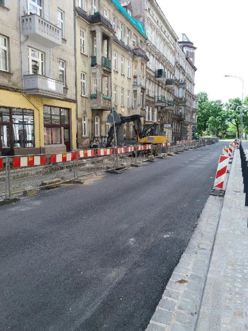 Wrocław. Na Probusa praca wre. Remont ulicy zakończy się w czerwcu [ZDJĘCIA]