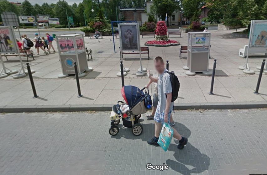 Mieszkańcy Zabrza przyłapani przez kamerę Google Street View