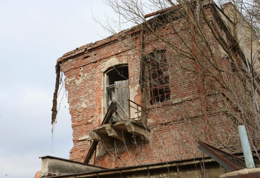 Znika budynek dawnej garbarni "Praca" przy Warszawskiej w Radomiu. Na miejscu pracuje ciężki sprzęt. Zobacz zdjęcia