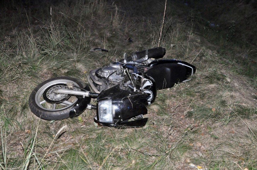 Tragiczny wypadek motocyklisty między Brynkiem a Strzybnicą. Uderzyli w sarnę, zginęli na miejscu