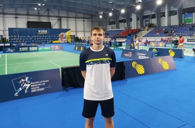 Dominik Kwinta zdobywa coraz mocniejsze miejsce w hierarchi najlepszych badmintonistów w Polsce