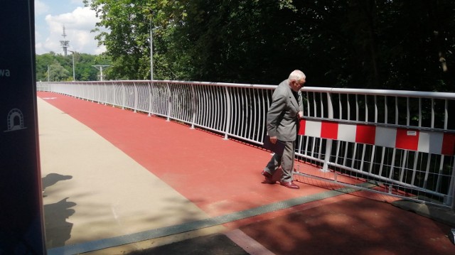 Otwarcie kładki pieszo-rowerowej nad ulicą Powstańców Śląskich