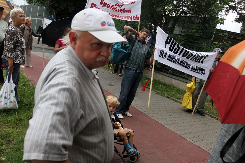 Protest lokatorów w Krakowie [ZDJĘCIA]