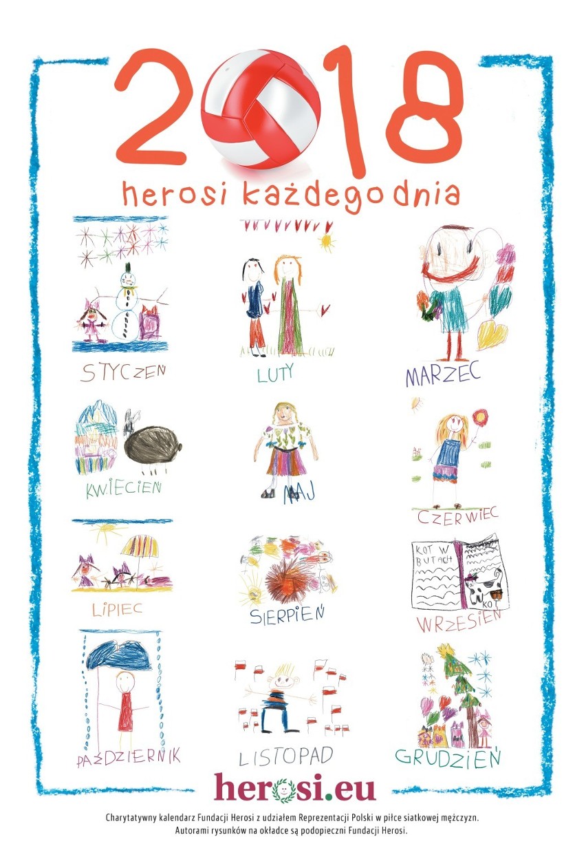 Przed nami szósta edycja charytatywnego kalendarza Fundacji Herosi!