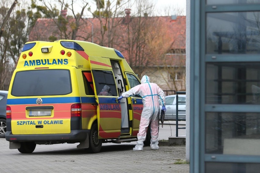 Szpital zakaźny we Wrocławiu, do którego przywożono z całego...