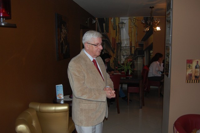 Spotkanie w ramach "kawiarenek biznesowych" poprowadził tym razem dr Andrzej Masłowski