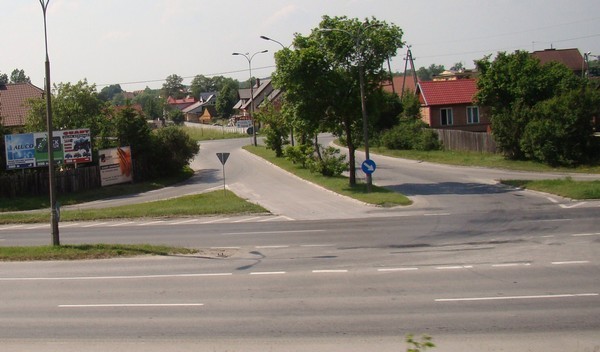 Jedno ze skrzyżowań z ul. Krakowską