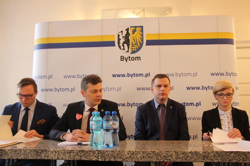 Konferencja prasowa Bytomskiego Sportu i Urzędu Miejskiego w...