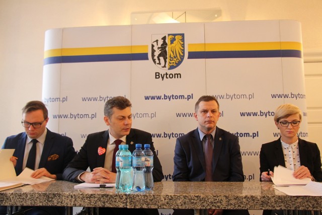 Konferencja prasowa Bytomskiego Sportu i Urzędu Miejskiego w Bytomiu 11.01.2019