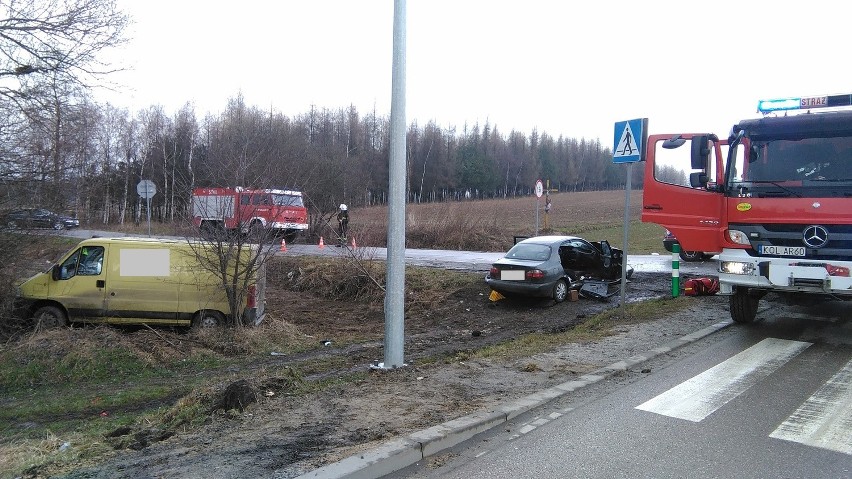 Wypadek w pobliżu miejscowości Chełm
