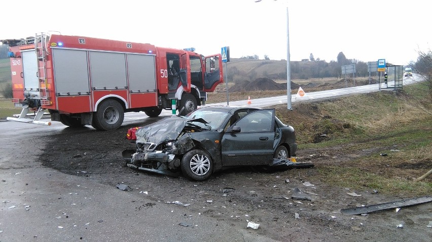 Wypadek w pobliżu miejscowości Chełm