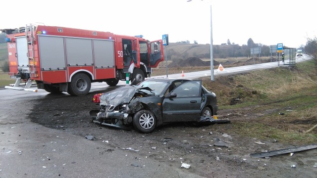 Wypadek w pobliżu miejscowości Chełm