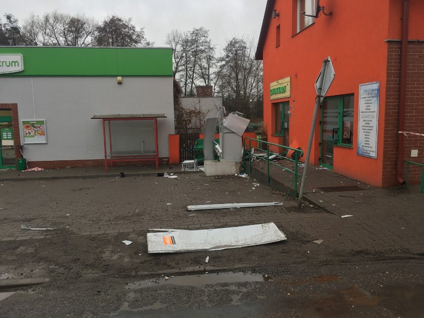 Wysadzono bankomat w Kaszczorze