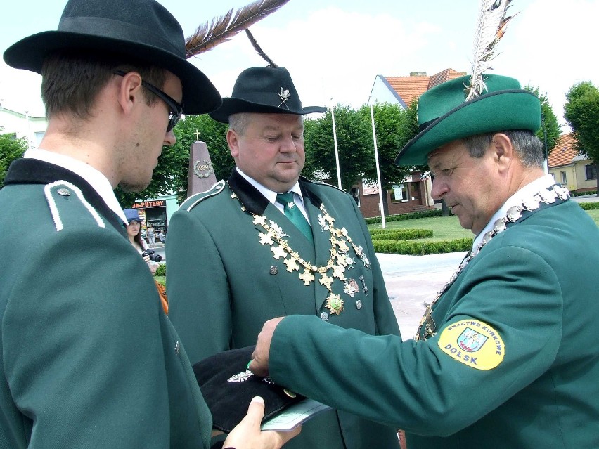 Bractwo kurkowe spotkało się w niedzielę (7.07) na rynku w...