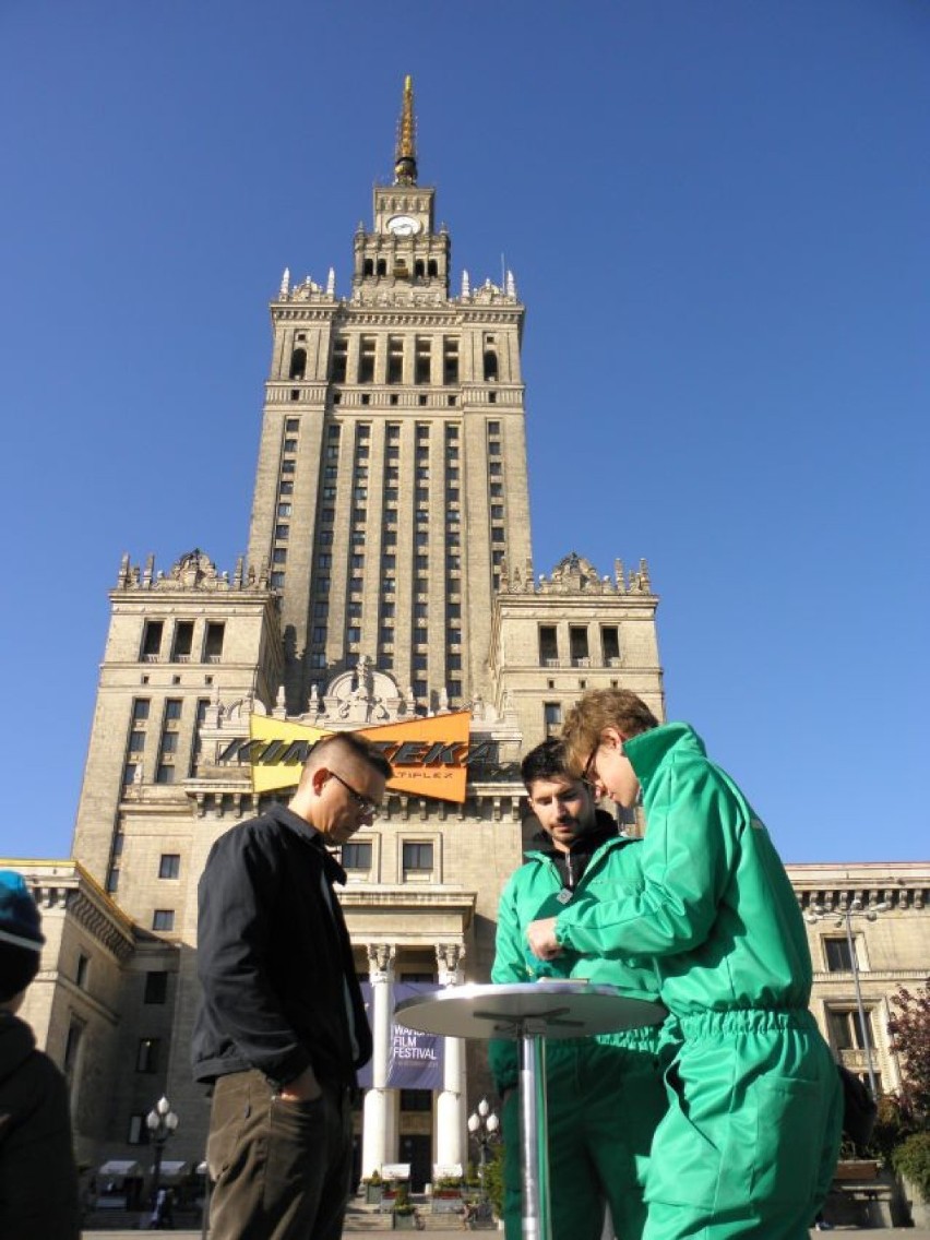 Scrabble pod Pałacem Kultury