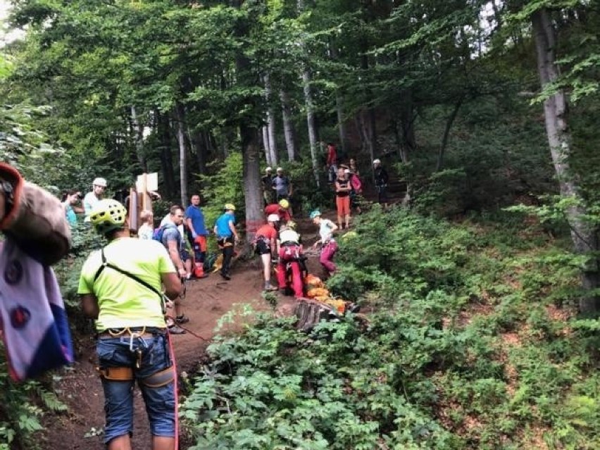 Słowacja. Polski turysta był o krok od śmierci. Porwał się na zbyt trudny szlak wspinaczkowy