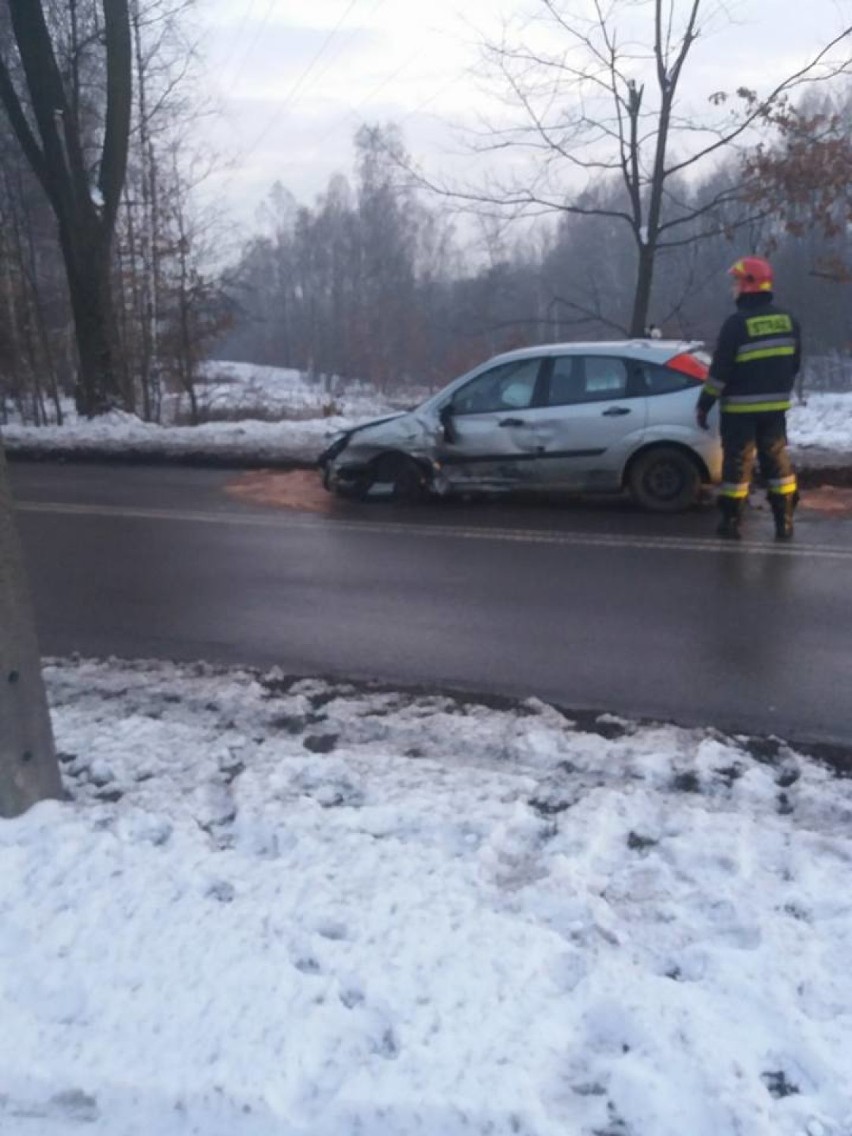 Kolizję w Boguszowicach na ulicy Patriotów spowodował pijany kierowca