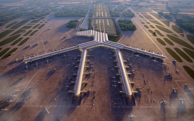 Tak może wyglądać przyszłe lotnisko pod Warszawą