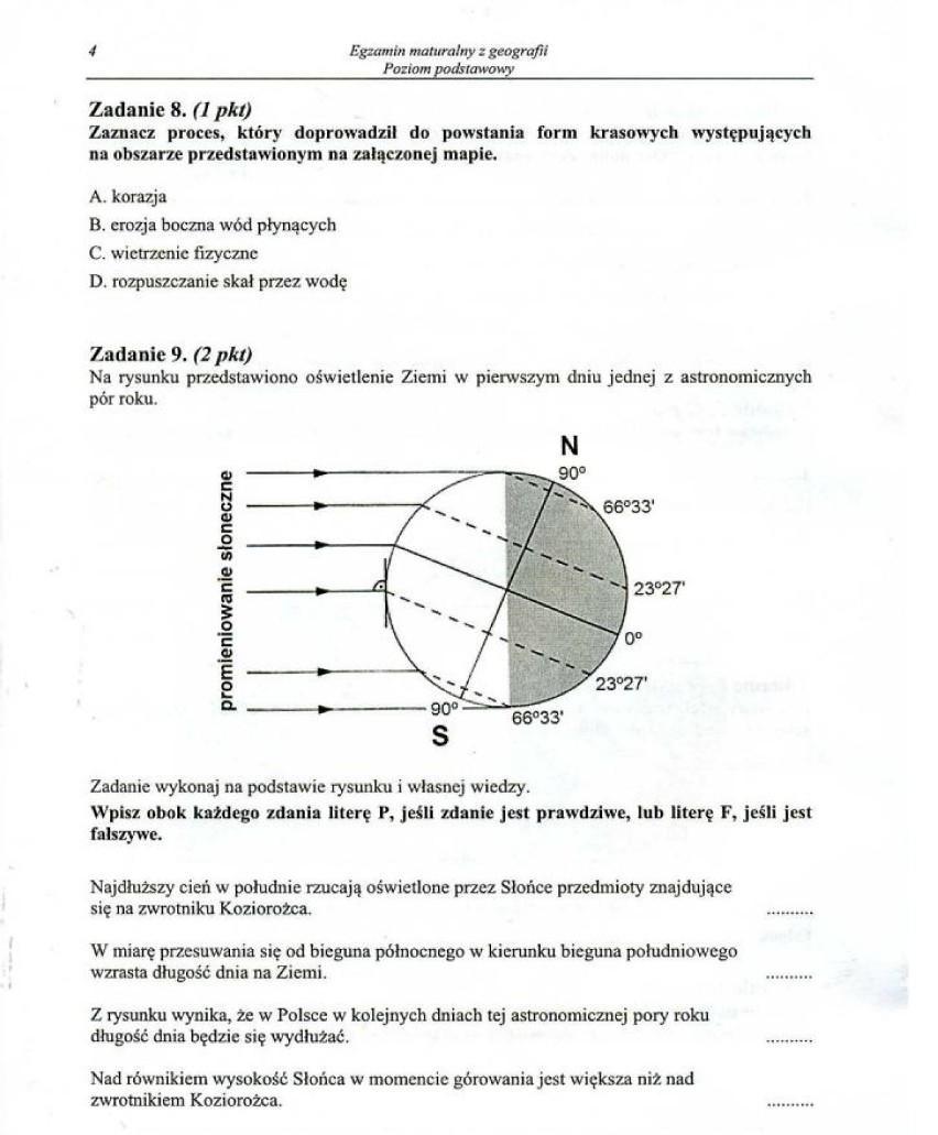 Matura 2014: geografia. Odpowiedzi