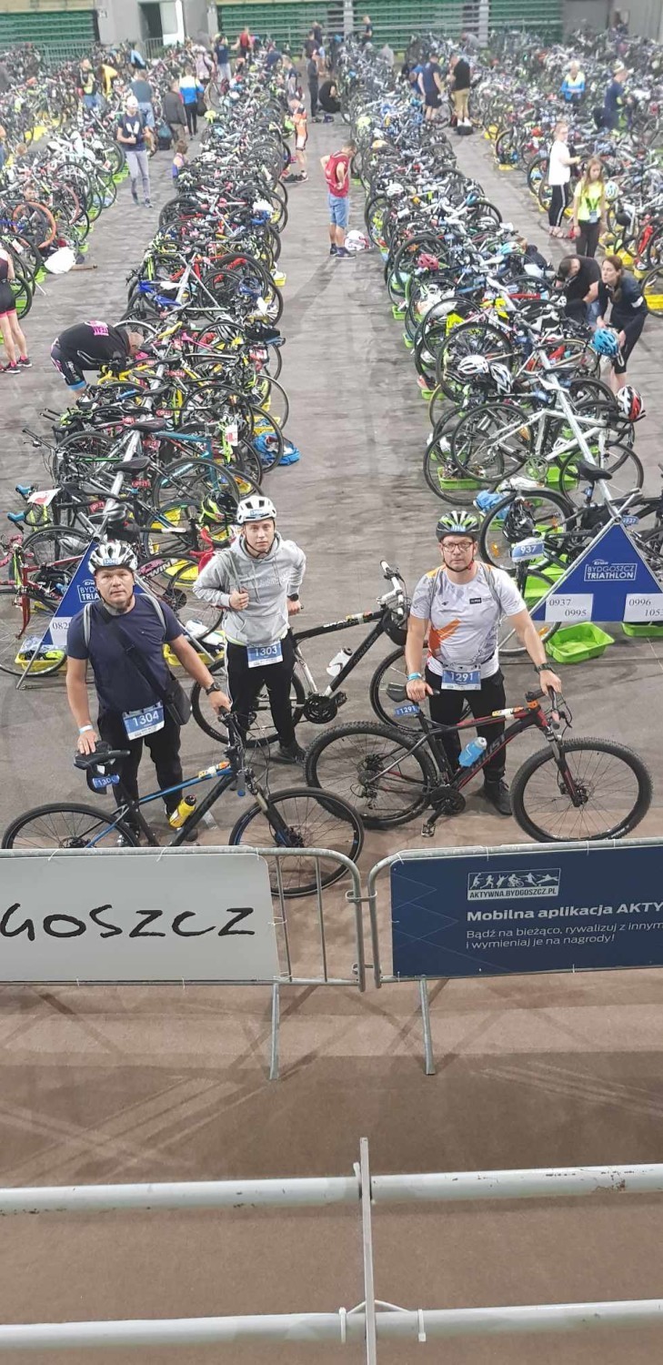 Mieszkańcy powiatu wągrowieckiego wzięli udział w triathlonie w Bydgoszczy