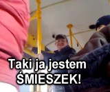 Lubelski Śmieszek w autobusie linii nr 3