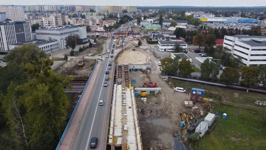 Budowa mostów przez Brdę - wrzesień 2022