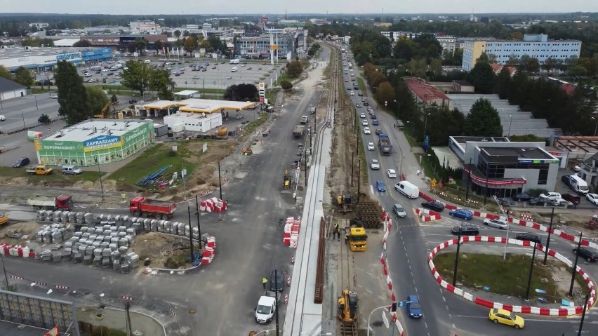 Prace w rejonie skrzyżowania Fordońskiego i Kazimierza...