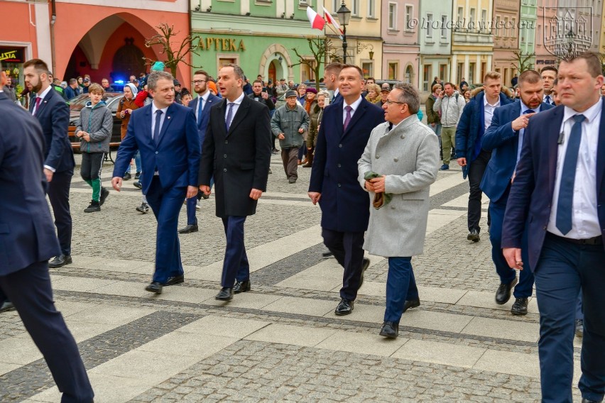 Prezydent RP Andrzeja Dudy odwiedził Bolesławiec [ZDJĘCIA]
