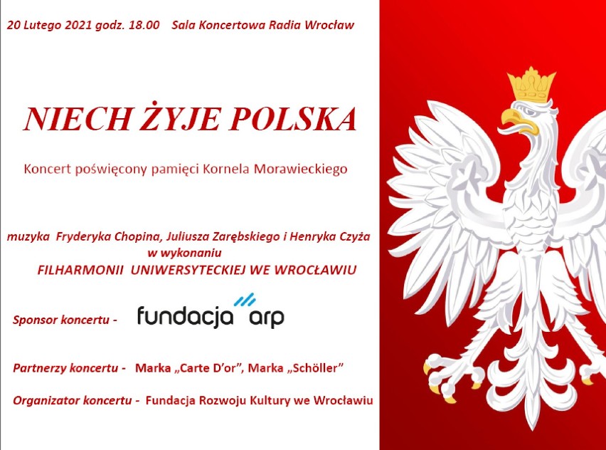 Zobaczcie wyjątkowy koncert „Niech żyje Polska” poświęcony pamięci Kornela Morawieckiego