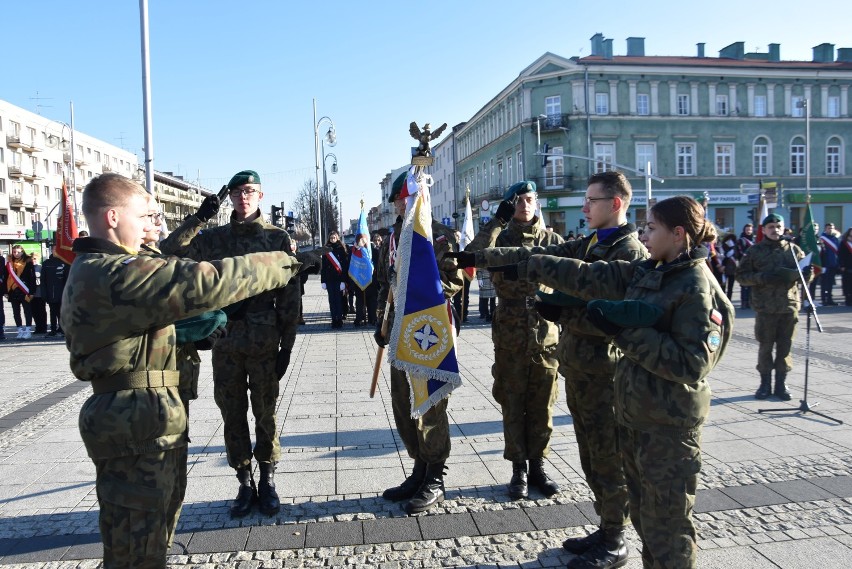 Urodziny Marszałka Piłsudskiego w Częstochowie Ślubowanie kadetów ZDJĘCIA   