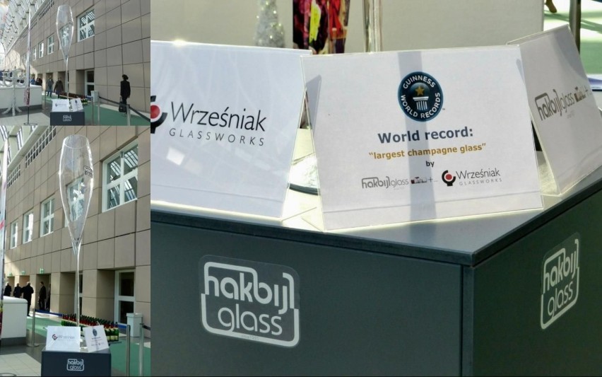 Rekord Guinnessa Huty Szkła Tadeusz Wrześniak i Hakbijl Glass