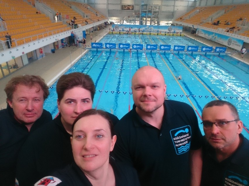 Termy Maltańskie-kościaniacy na zawodach pływackich ZDJĘCIA