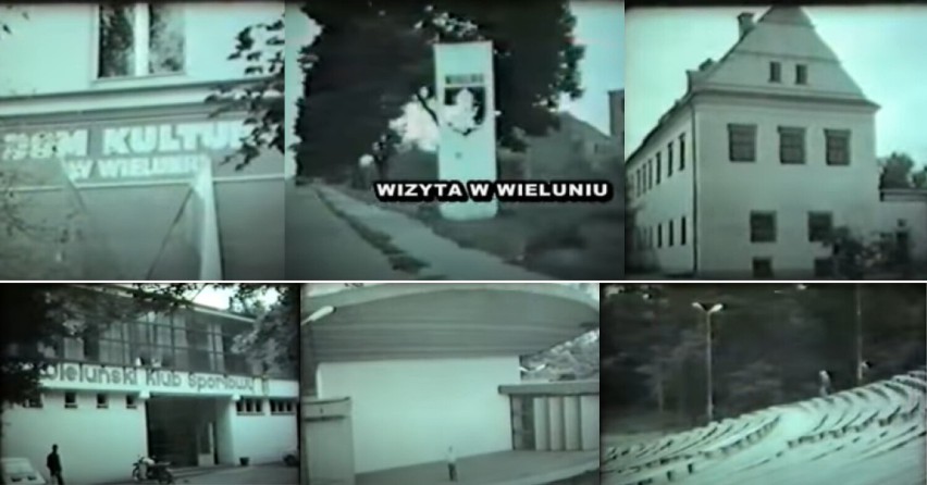 Wieluń widziany kamerą TV Jawor 1983 rok